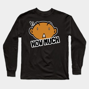 How much shocked face Long Sleeve T-Shirt